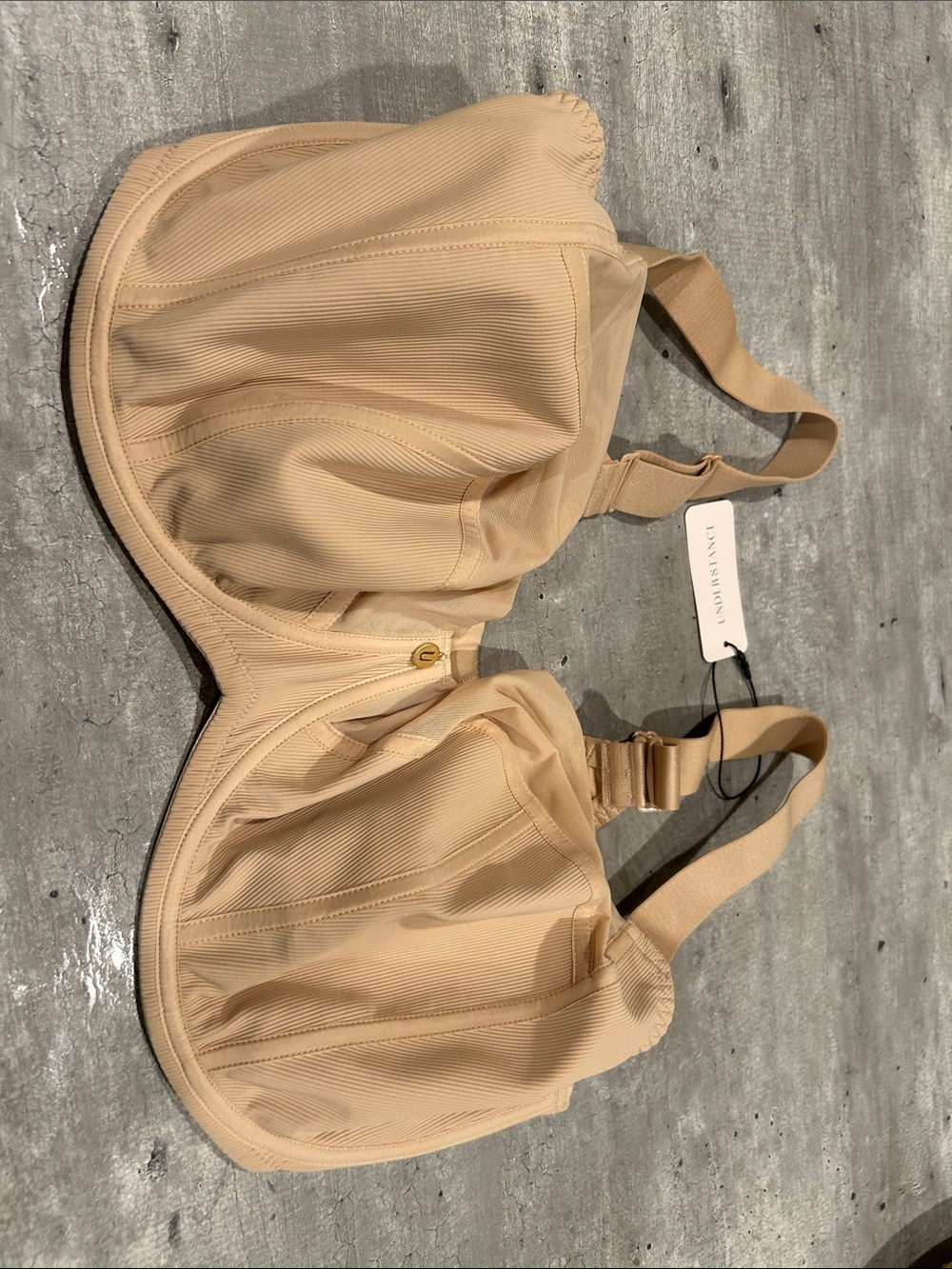 Understance Flexwire Unpadded Balconette BRA CHAMPAGNE Size 38J